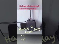 کوله پشتی بدون سرنشین سیگنال Scrambler فرا فرکانس پوشش VSWR حداکثر 200w 1500m فاصله