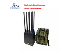 8 باند 400 وات پاورمن پکیج Drone Signal Jammer کیس فلزی کوله پشتی