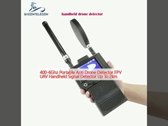 400-6Ghz آشکارساز قابل حمل ضد هواپیماهای بدون سرنشین FPV آشکارساز سیگنال دستی بدون سرنشین تا 2km