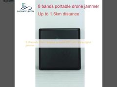 مسدودکننده سیگنال پهپاد FPV قابل حمل با 8 کانال و برد 1.5 کیلومتر