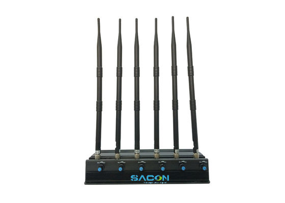 50m Range High Frequency Wireless Cell Phone Jammer با شارژر ماشین برای مسدود کردن سیگنال موبایل