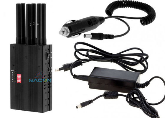 ضایع کننده سیگنال دستی سبک وزن با قدرت خروجی 3 وات و باتری 7.4V / 4700mAh برای استفاده قابل حمل