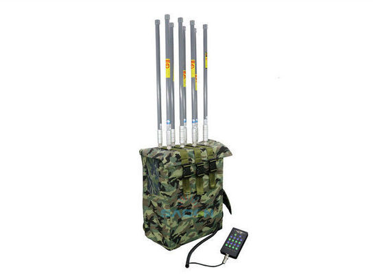 400W قدرت 2.4G فرکانس بالا ضد تروریسم سیگنال Jammer Manpack Jammer برای دوربین بی سیم مسدود کردن