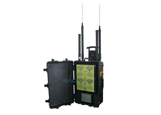 8 باند 400 وات قدرت Manpack Jammer کوله چمدان برای حفاظت VIP و دفع بمب