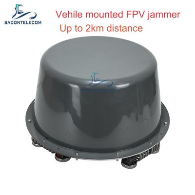 400-6Ghz 400 وات Omni 360° ماشین نصب شده Drone Signal Jammer UAV Jammer