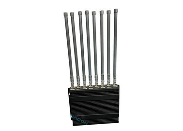 8 کانال 160 وات سیگنال تلفن همراه Jammer بلوک 2G 3G 4G وای فای سیگنال GPS