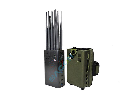 جمر سیگنال قدرت بالا 10W با باتری 8000mAh و 30m Jamming Range جدا کننده تلفن همراه قابل حمل