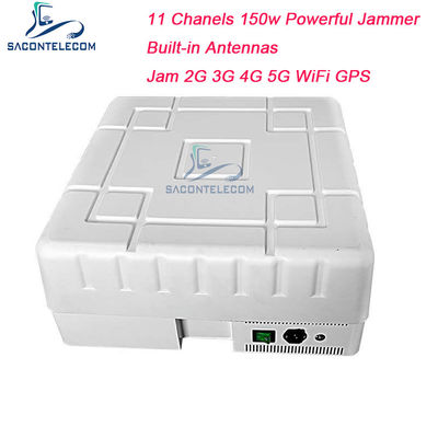 5G 5.8G 150w GPS وای فای سیگنال جیمر 11 کانال ضد آب