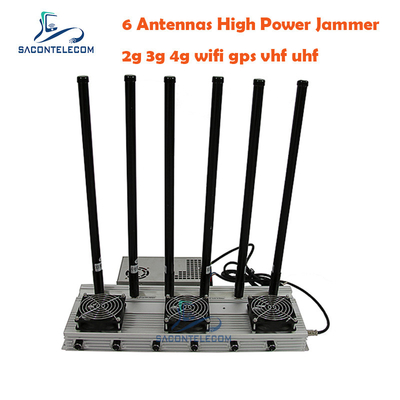 93w UHF LTE سیگنال با قدرت بالا 2G 3G 4G وای فای GPS 6 کانال