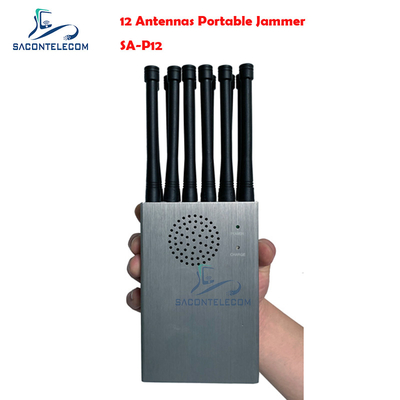 4G 5G GPS Lojack سامسونگ سیگنال قابل حمل 12w 12 باند کیس نایلون 30m شعاع