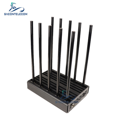 10 کانال وای فای اختلال دهنده 100 وات قدرت 2G 3G 4G 5G GPS وای فای 24 ساعت کار