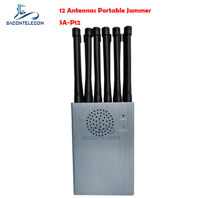 4G 5G GPS Lojack سامسونگ سیگنال قابل حمل 12w 12 باند کیس نایلون 30m شعاع