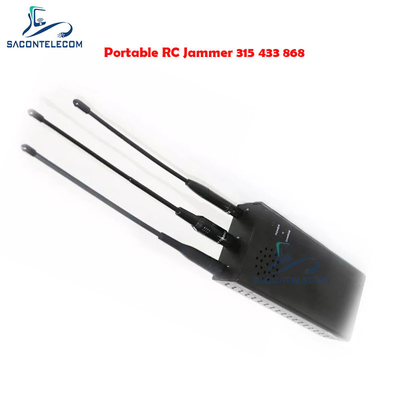 10 وات ريموت سيگنال ماشين مسدود کننده 8000mAh RC315 RC433 RC868 آنتن اومني