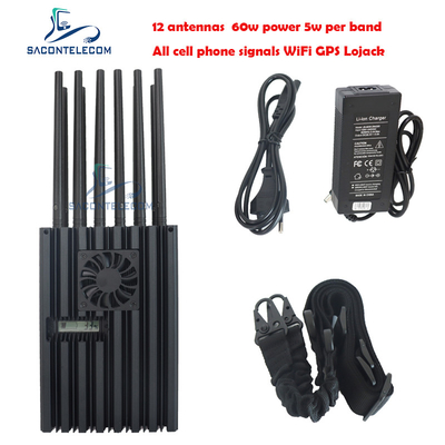 60W 40M شعاع زنگ زدن سیگنال تلفن همراه 2G 3G 4G 5G وای فای GPS لوکر