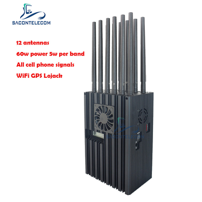 60W 40M شعاع زنگ زدن سیگنال تلفن همراه 2G 3G 4G 5G وای فای GPS لوکر