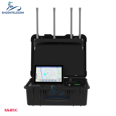 کپسول قابل حمل دستگاه تشخیص هواپیماهای بدون سرنشین DJI FPVs WiFi تشخیص هواپیماهای بدون سرنشین DIY تا 10 کیلومتر فاصله