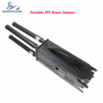 160W 4 باند جمر سیگنال بدون سرنشین قابل حمل با فاصله جمی 1.5KM و باتری داخلی