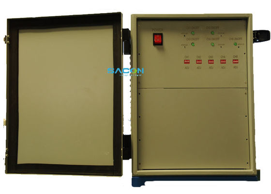 400 وات آبپاش موبايل موبايل ژامر 4 باند براي زندان زندان / ارتش