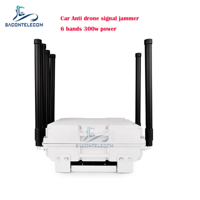 300w 6 کانال سیگنال ضد هواپیماهای بدون سرنشین ماشین UAV FPV Drone Jamming Blocking Defense Vehicle نصب شده برای ماشین