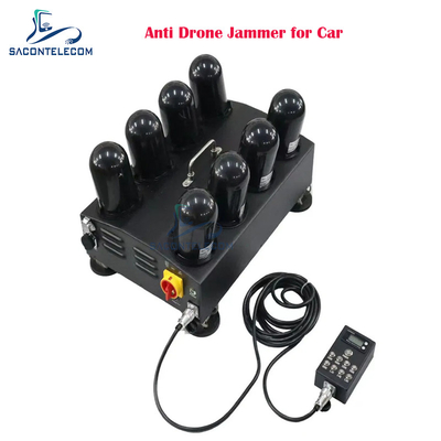 8 کانال 400 وات ضد هواپیماهای بدون سرنشین جمر سیگنال 1.5G 2.4G 5.8G 5.2G FPV Drone Jammer برای ماشین