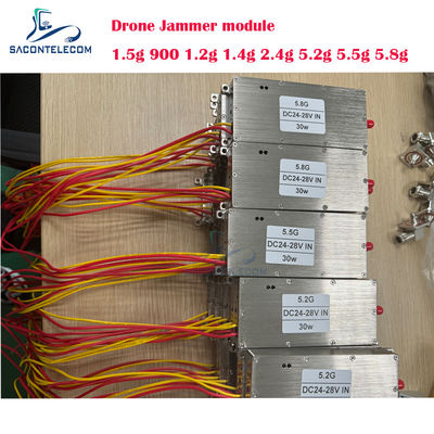 30W 5.8G WIFI Anti Drone Jammer ماژول با فرکانس سفارشی UAV Drone Jammer تقویت کننده قدرت