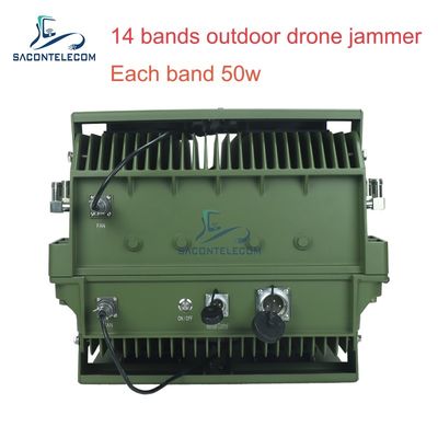 14 کانال 700W قدرت بالا ضد درون جمر با 2KM Jamming Range برای امنیت خارج از منزل