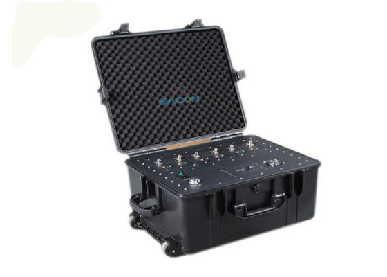 300 وات توان بالا 6 باند VHF UHF جمر Manpack با حفاظت VSWR برای واکی تاکی