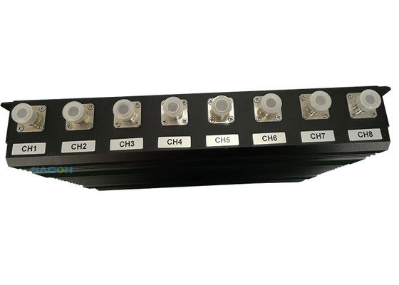 160 وات دستگاه مسدود کننده سیگنال تلفن همراه با 8 کانال و برد مسدود کننده 80 متر برای سیگنال های 2G 3G 4G WiFi GPS