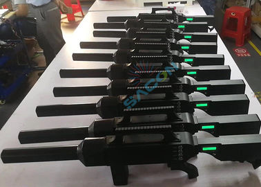 60W قدرت بالا ضد UAV سیگنال جیمر GPS 2.4G 5.8G ساخته شده - در باتری 2km محدوده