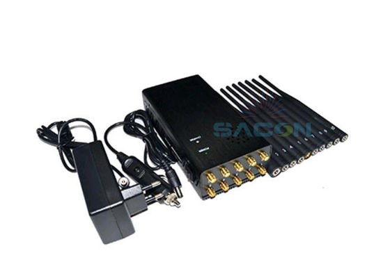 جمر سیگنال قدرت بالا 10W با باتری 8000mAh و 30m Jamming Range جدا کننده تلفن همراه قابل حمل