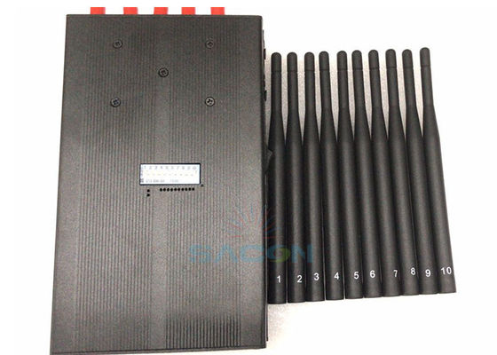 دستگاه جمر سیگنال 5G دستی با ۱۰ آنتن، برد ۱۵ متر و باتری ۸۰۰۰ میلی‌آمپر ساعت