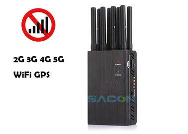 وای فای 2.4G 5.8G GPS 2G 3G 4G 8 باند جمر سیگنال تلفن همراه قابل حمل