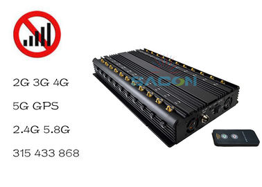 کنترل از راه دور وای فای مادون قرمز 22 آنتن 5G Signal Jammer Blocker