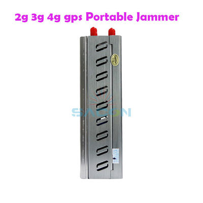 باتری 8000mAH 15m Range Portable Cell Phone Signal Jammer با 8 آنتن برای محافظت بیشتر