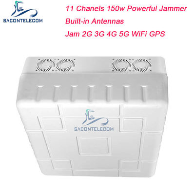 وای فای GPS 5G سیگنال جمر بلوکر 50m 11 کانال PVC 150w
