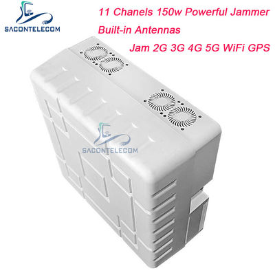 وای فای GPS 5G سیگنال جمر بلوکر 50m 11 کانال PVC 150w