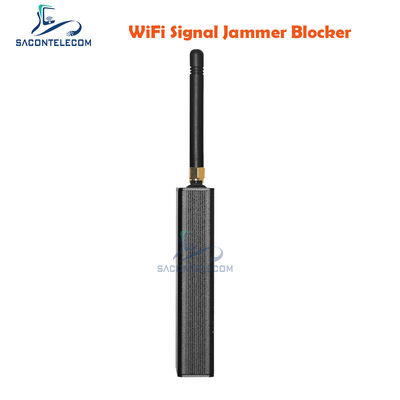 دستگاه مسدود کننده سیگنال GPS و وای فای قابل حمل با باتری ۱۲۰۰ میلی آمپر ساعت، شعاع مسدودسازی ۱۰ متر و ۲ آنتن