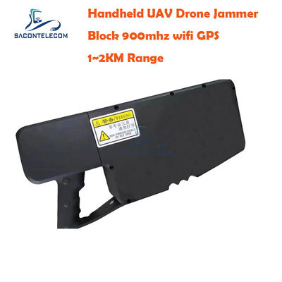GPS 2.4G UAV Drone Signal Jammer 4000mAh 1.2km 40w RF بلوتوث