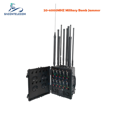 1350w ارتش DDS قافله بمب مزاحم 20 باند 20-6000mhz