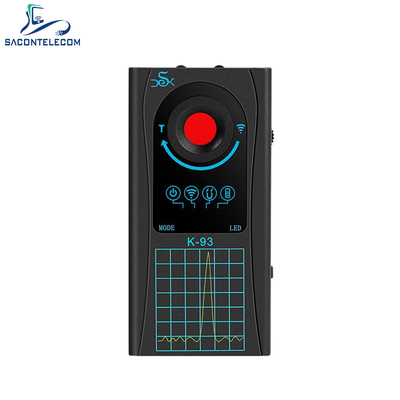 آشکارساز سیگنال بی سیم RF قابل تشخیص 3.7V DC 350mA ضد جاسوسی دوربین آشکارساز