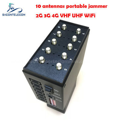 10 وات قدرت 10 آنتن 20 متر شعاع سیگنال قابل حمل سامسونگ دستی GPS WiFi Blocker