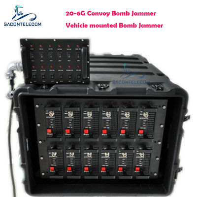 20-6Ghz 550w 11 باند وسیله نقلیه قافله بمب جمر DDS سیستم جمر قافله