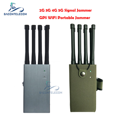 8w 8 آنتن های زندان زنگ های تلفن همراه 30 متر شعاع برای GPS وای فای 2G 3G 4G 5G