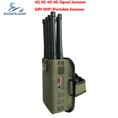 8w 8 آنتن های زندان زنگ های تلفن همراه 30 متر شعاع برای GPS وای فای 2G 3G 4G 5G