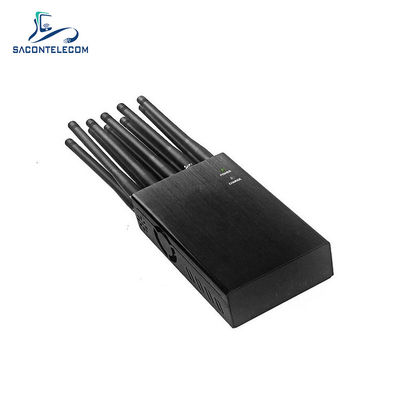 10 وات قدرت 20 متر شعاع 10 کانال گیرنده سیگنال قابل حمل برای WiFi GPS 2G 3G 4G 5G