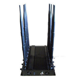 12 آنتن دسکتاپ تلفن همراه GPS Jammer 30w قدرت بالا 50m محدوده