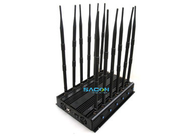 30 وات قدرتمند بی سیم زندان زنگ های تلفن همراه 12 آنتن بلوک 315Mhz 433Mhz