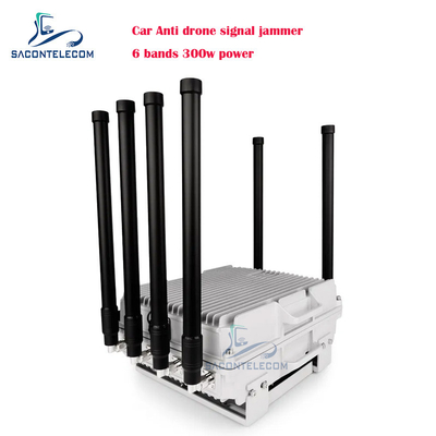 300w 6 کانال سیگنال ضد هواپیماهای بدون سرنشین ماشین UAV FPV Drone Jamming Blocking Defense Vehicle نصب شده برای ماشین