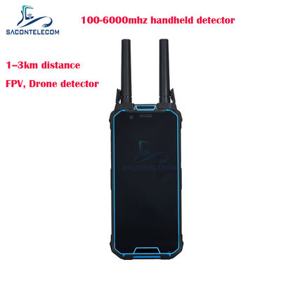 H2L 1.5Km Range Portable Drone Detector با فرکانس 100-6Ghz برای تشخیص سیگنال FPV