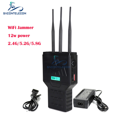 جمر سیگنال تلفن همراه دستی با 2.4G 5.2G 5.8G باند تا 50m محدوده و پوشش 3 باند